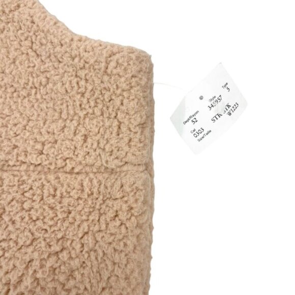 NWT GILLY HICKS Sherpa Fleece Scoop Tank Top Sz XXL Tan - Picture 5 of 7